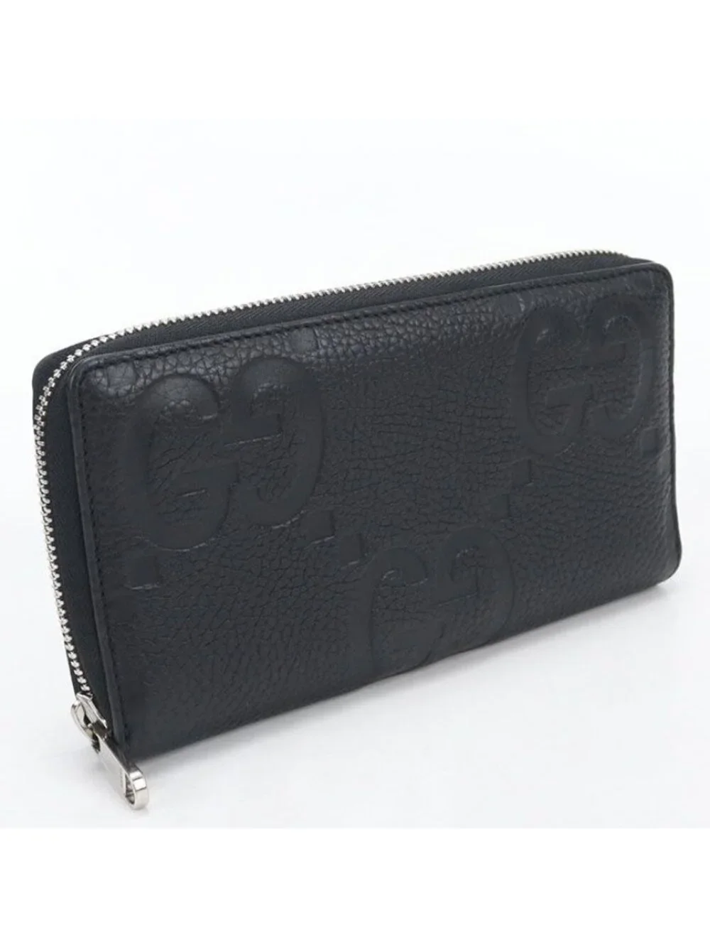Gucci Jumbo GG Wallet Zip Around Leather